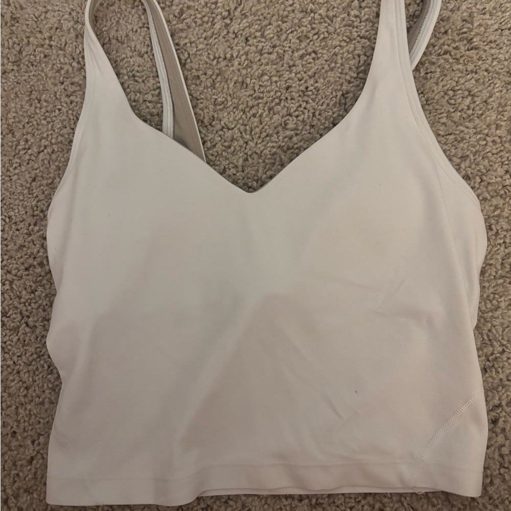 lululemon athletica White Tank Top